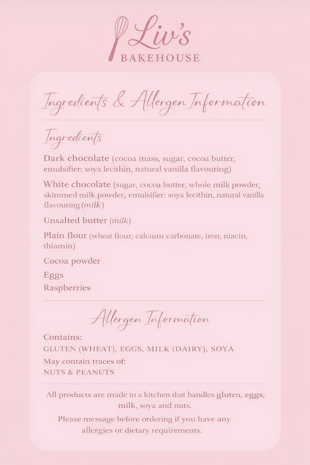 White Chocolate & Raspberry Brownies